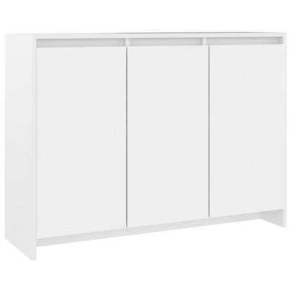 Dressoir 02X33X75 Cm Spaanplaat Wit