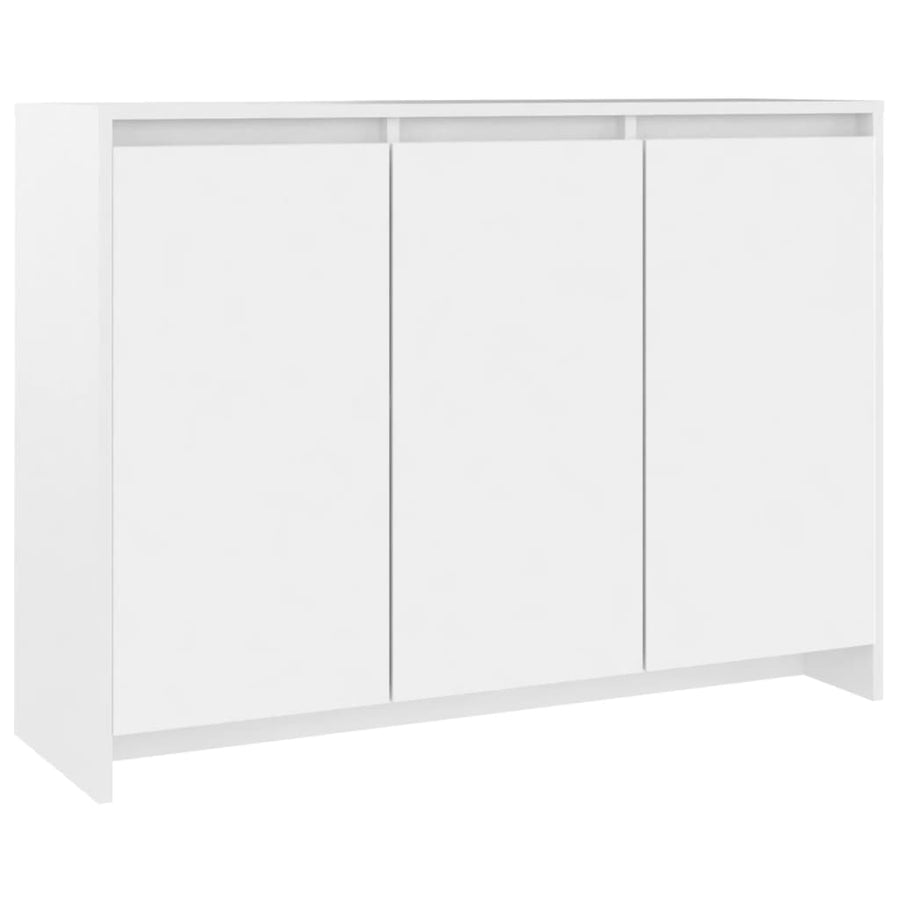 Dressoir 02X33X75 Cm Spaanplaat Wit