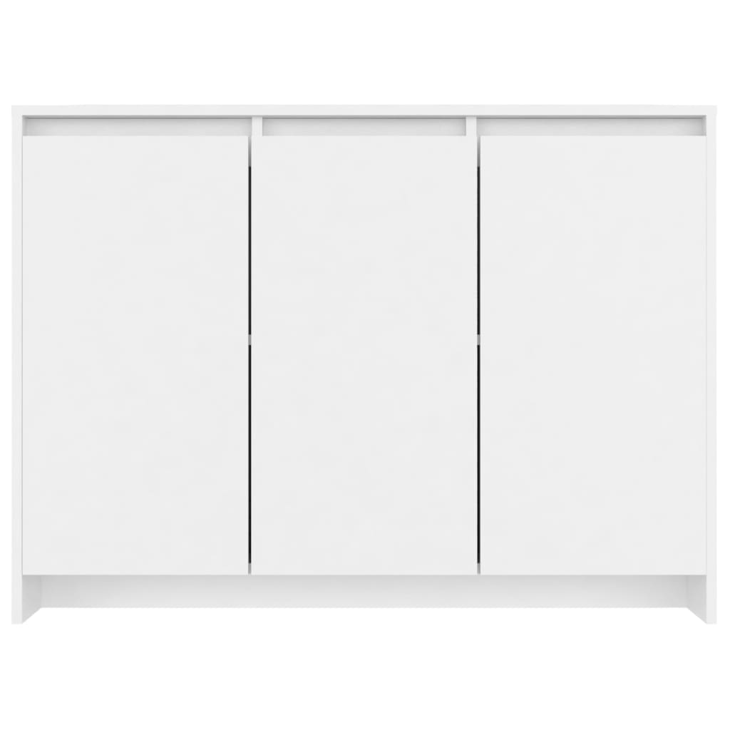 Dressoir 02X33X75 Cm Spaanplaat Wit