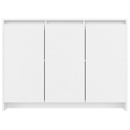 Dressoir 02X33X75 Cm Spaanplaat Wit