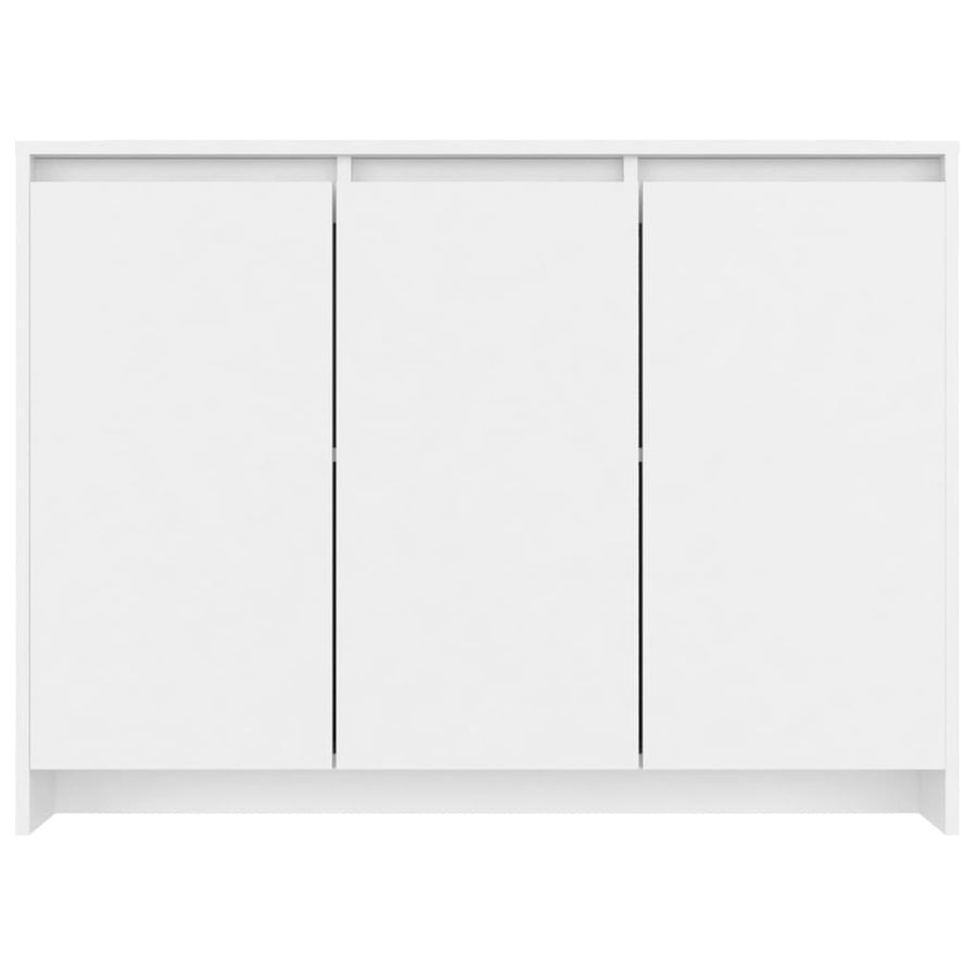 Dressoir 02X33X75 Cm Spaanplaat Wit