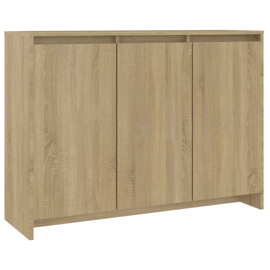 Dressoir 02X33X75 Cm Spaanplaat Kleurig Sonoma eiken