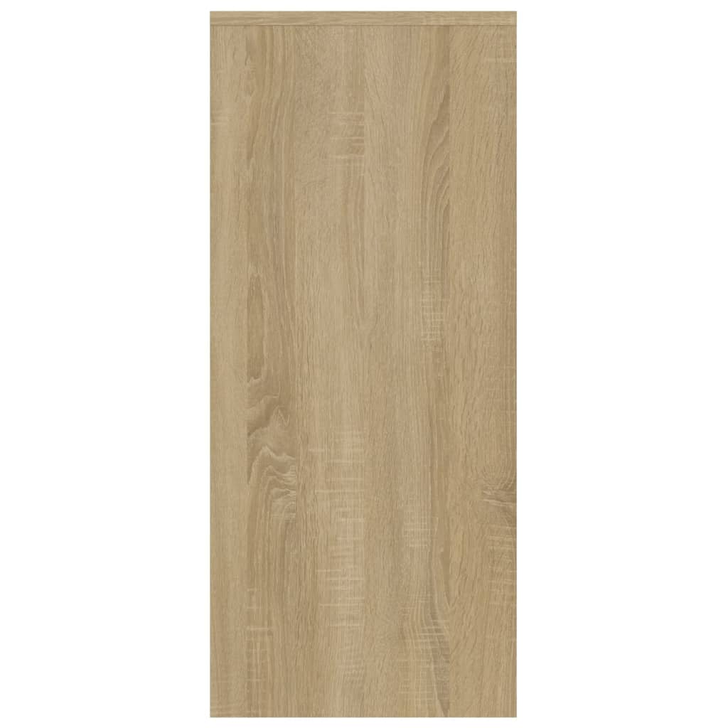 Dressoir 02X33X75 Cm Spaanplaat Kleurig Sonoma eiken