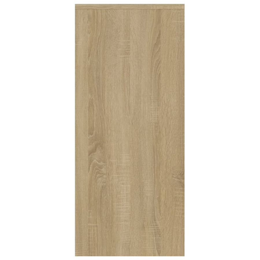 Dressoir 02X33X75 Cm Spaanplaat Kleurig Sonoma eiken