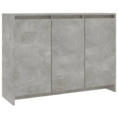 Dressoir 02X33X75 Cm Spaanplaat Betongrijs