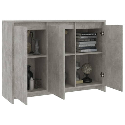 Dressoir 02X33X75 Cm Spaanplaat Betongrijs