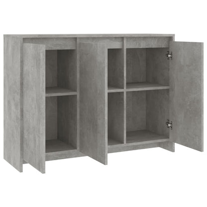 Dressoir 02X33X75 Cm Spaanplaat Betongrijs