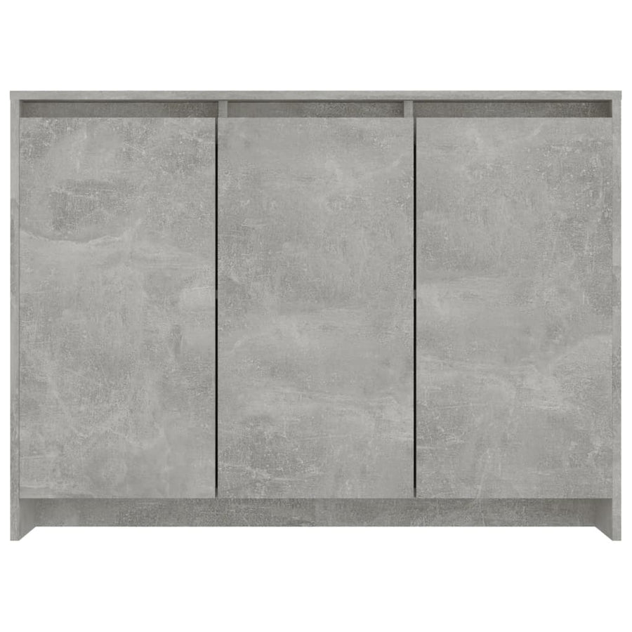 Dressoir 02X33X75 Cm Spaanplaat Betongrijs