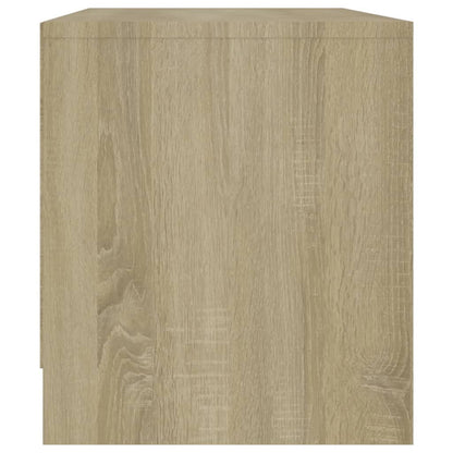 Tv-Meubel 90X35X40 Cm Bewerkt Hout Kleurig Sonoma eiken