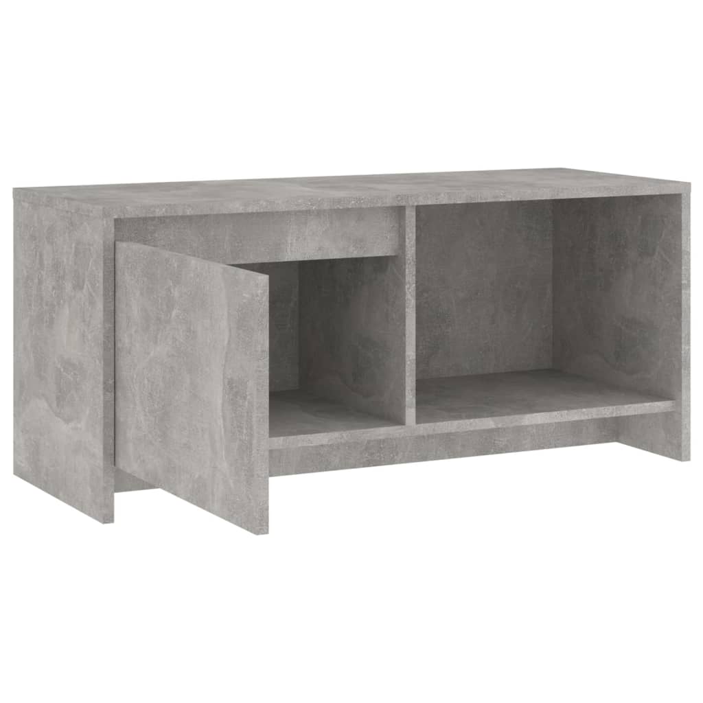 Tv-Meubel 90X35X40 Cm Spaanplaat Betongrijs