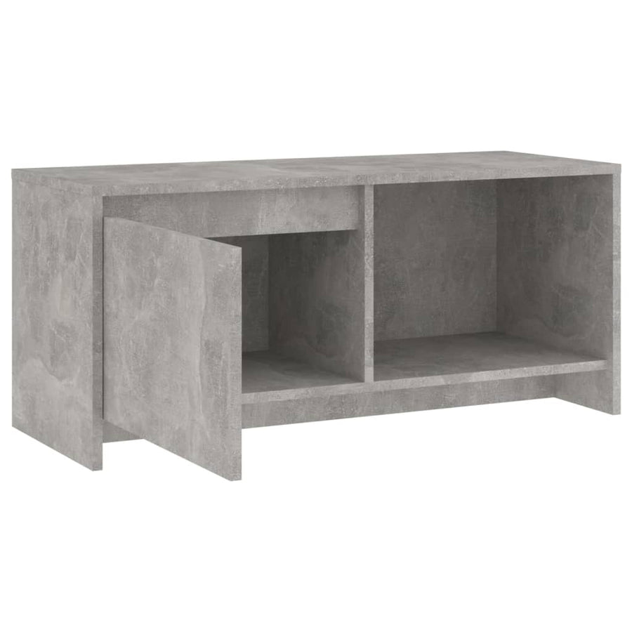 Tv-Meubel 90X35X40 Cm Spaanplaat Betongrijs