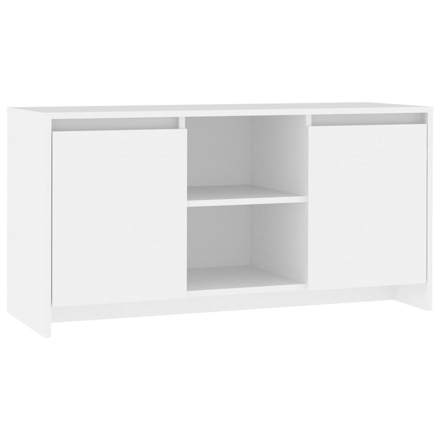 Tv-Meubel 02X37,5X52,5 Cm Spaanplaat Wit