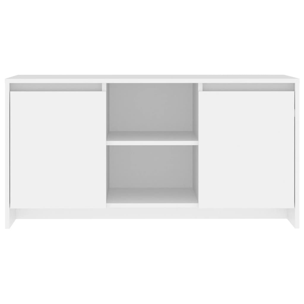 Tv-Meubel 02X37,5X52,5 Cm Spaanplaat Wit