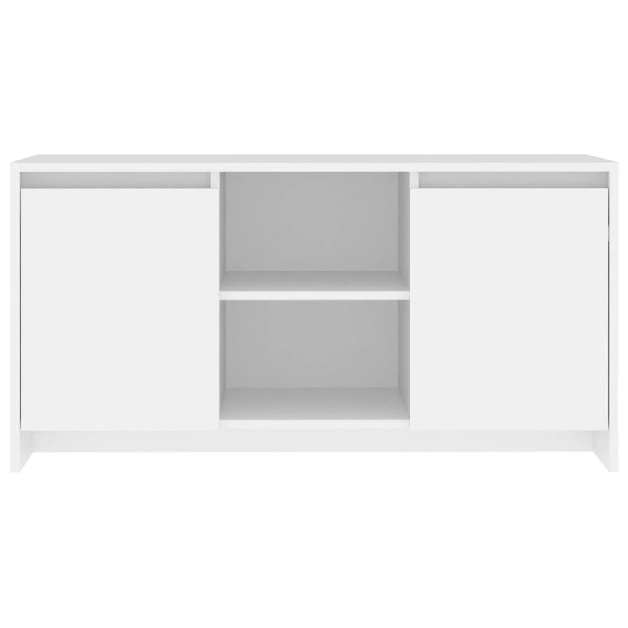 Tv-Meubel 02X37,5X52,5 Cm Spaanplaat Wit
