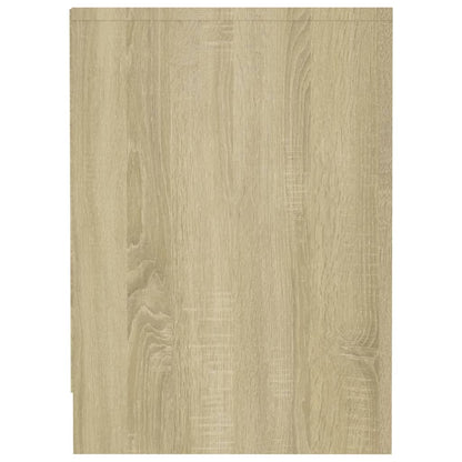 Tv-Meubel 02X37,5X52,5 Cm Spaanplaat Kleurig Sonoma eiken