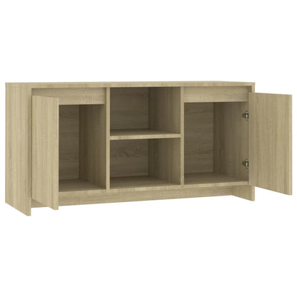 Tv-Meubel 02X37,5X52,5 Cm Spaanplaat Kleurig Sonoma eiken