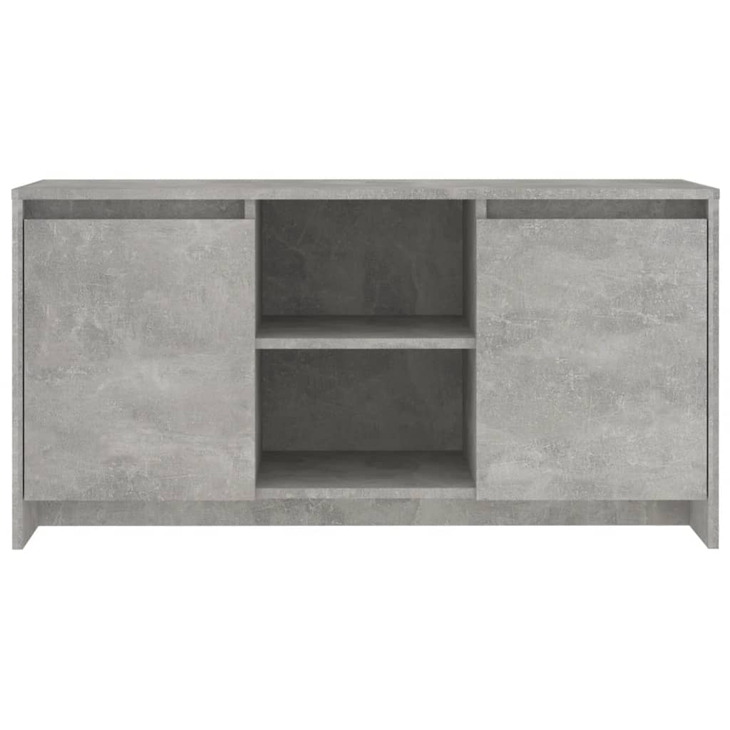 Tv-Meubel 02X37,5X52,5 Cm Spaanplaat Betongrijs