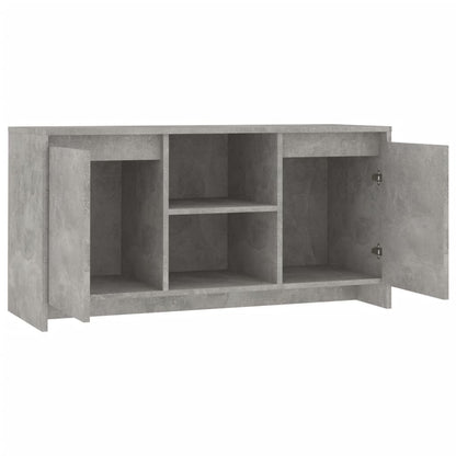Tv-Meubel 02X37,5X52,5 Cm Spaanplaat Betongrijs