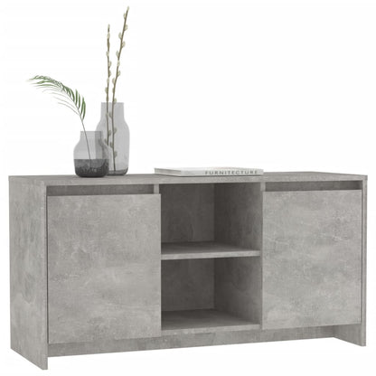 Tv-Meubel 02X37,5X52,5 Cm Spaanplaat Betongrijs