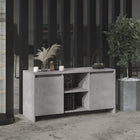 TV cabinet 102x37.5x52.5 cm engineered wood concrete grey
