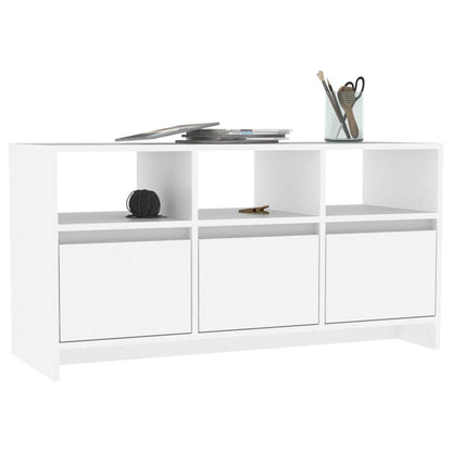 Tv-meubel 102x37,5x52,5 cm bewerkt hout wit