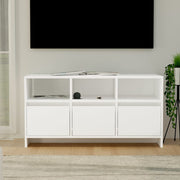 Tv-meubel 102x37,5x52,5 cm bewerkt hout wit