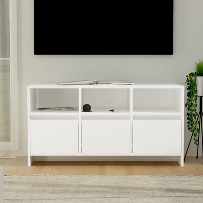 Tv-meubel 102x37,5x52,5 cm bewerkt hout wit
