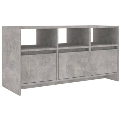 Tv-meubel 102x37,5x52,5 cm bewerkt hout betongrijs