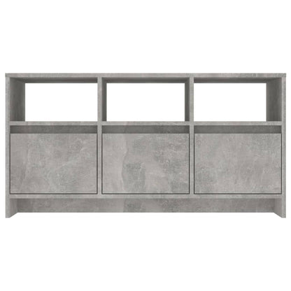 Tv-meubel 102x37,5x52,5 cm bewerkt hout betongrijs
