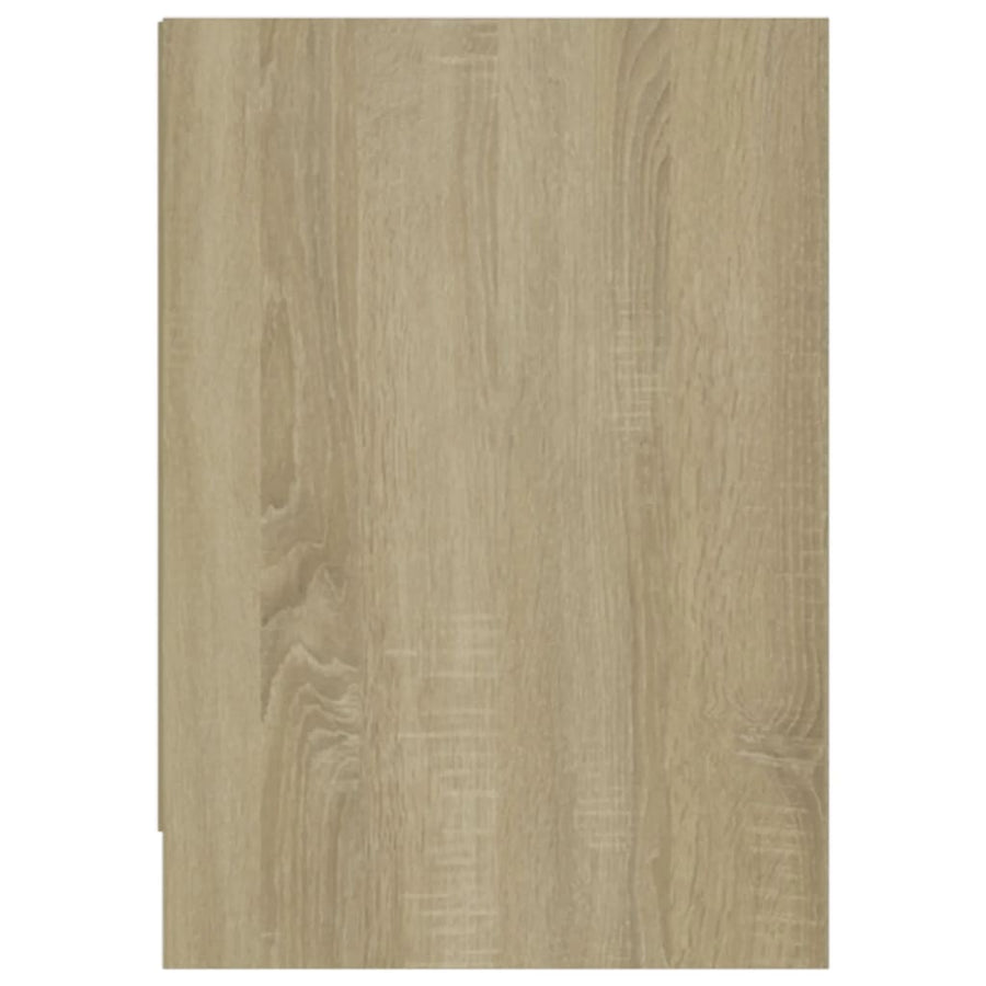 Tv-Meubel 146,5X35X50 Cm Bewerkt Hout Kleurig Sonoma eiken