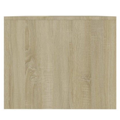 Salontafel 90X50X41,5 Cm Bewerkt Hout Kleurig Sonoma eiken