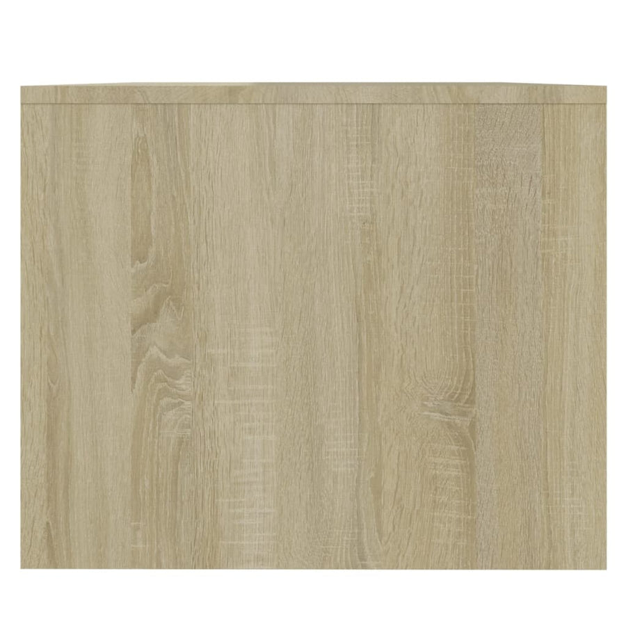 Salontafel 90X50X41,5 Cm Bewerkt Hout Kleurig Sonoma eiken
