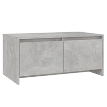 Salontafel 90X50X41,5 Cm Bewerkt Hout Betongrijs