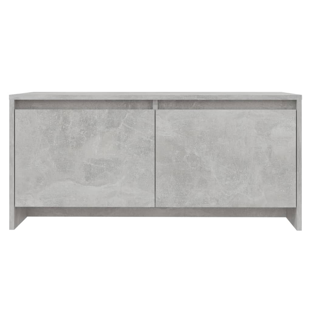 Salontafel 90X50X41,5 Cm Bewerkt Hout Betongrijs