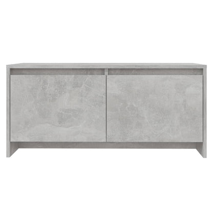 Salontafel 90X50X41,5 Cm Bewerkt Hout Betongrijs