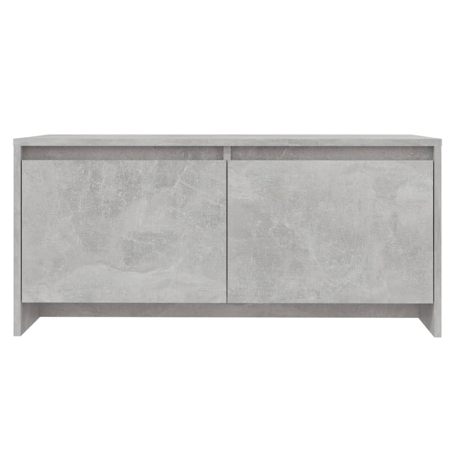 Salontafel 90X50X41,5 Cm Bewerkt Hout Betongrijs