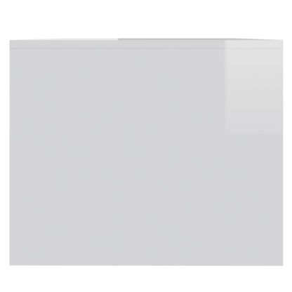 Salontafel 90X50X4,5 Cm Spaanplaat Hoogglans wit