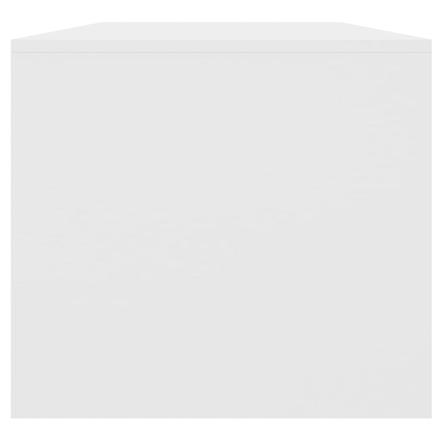 Salontafel 102X50X45 Cm Bewerkt Hout Wit