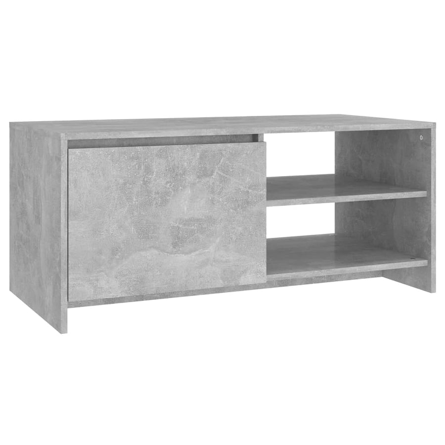 Salontafel 102X50X45 Cm Bewerkt Hout Betongrijs