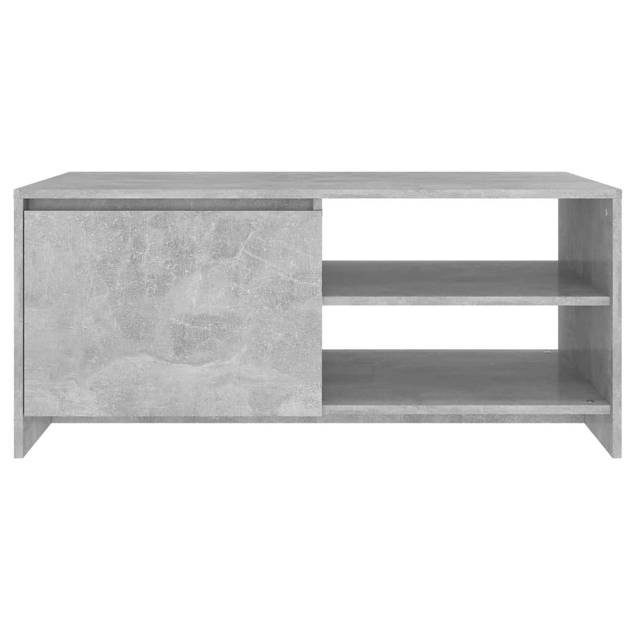Salontafel 102X50X45 Cm Bewerkt Hout Betongrijs