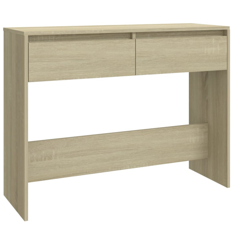 Wandtafel 100X35X76,5 Cm Bewerkt Hout Kleurig Sonoma eiken