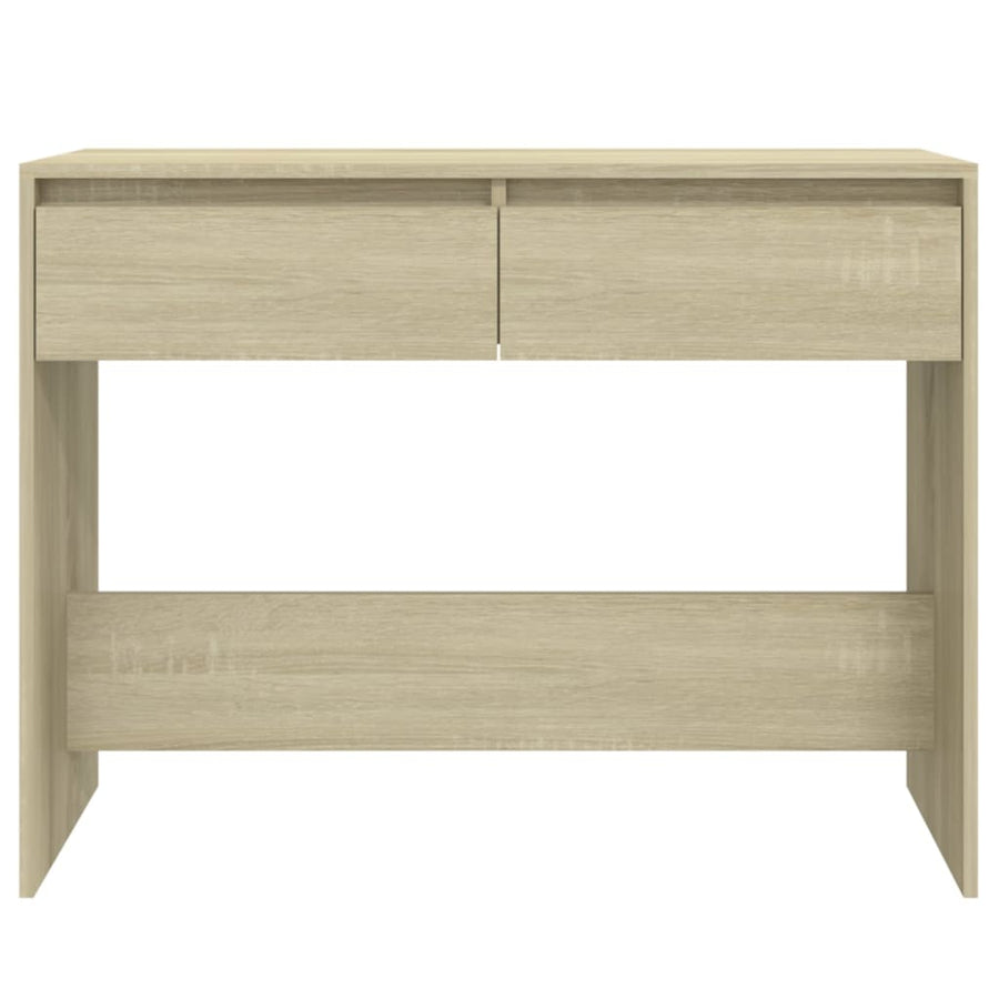 Wandtafel 100X35X76,5 Cm Bewerkt Hout Kleurig Sonoma eiken