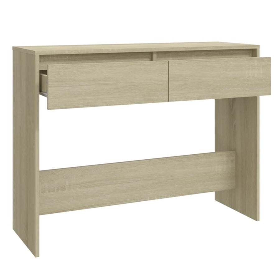 Wandtafel 100X35X76,5 Cm Bewerkt Hout Kleurig Sonoma eiken