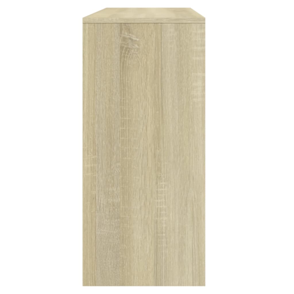 Wandtafel 100X35X76,5 Cm Bewerkt Hout Kleurig Sonoma eiken