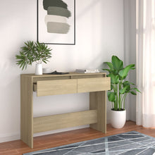 Wandtafel 100X35X76,5 Cm Bewerkt Hout Kleurig Sonoma eiken