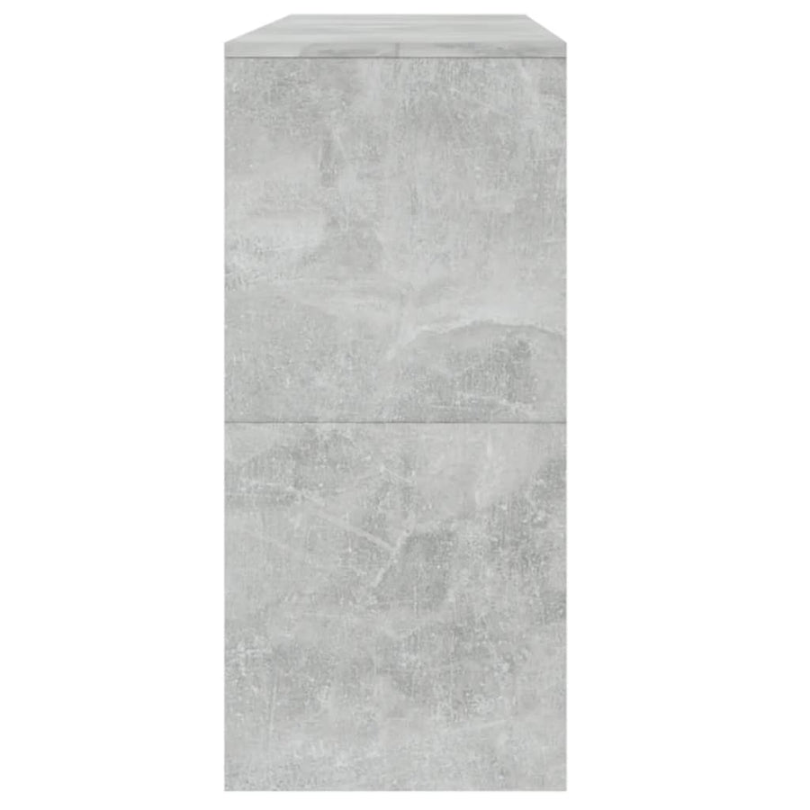 Wandmeubel 100x35x75,5 cm spaanplaat betongrijs Betongrijs