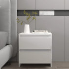 Nightstand 45x34.5x44.5 cm engineered wood white