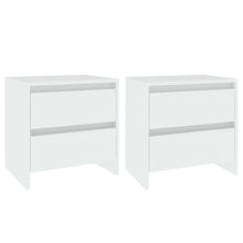 Nachtkastjes 45X34,5X44,5 Cm Bewerkt Hout 2 Wit