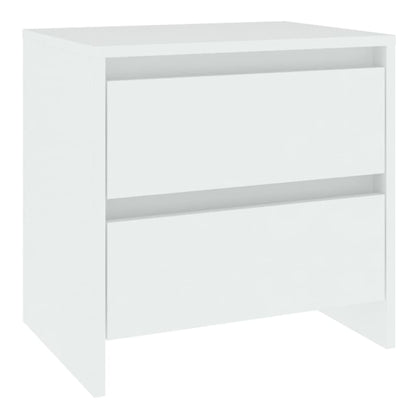 Nachtkastjes 45X34,5X44,5 Cm Bewerkt Hout 2 Wit