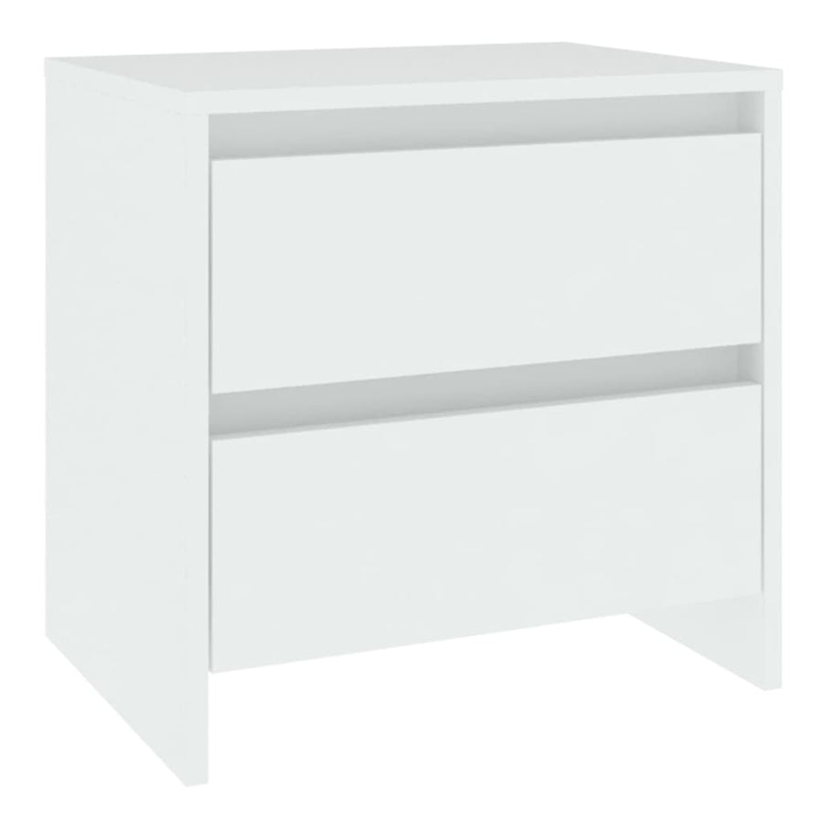 Nachtkastjes 45X34,5X44,5 Cm Bewerkt Hout 2 Wit